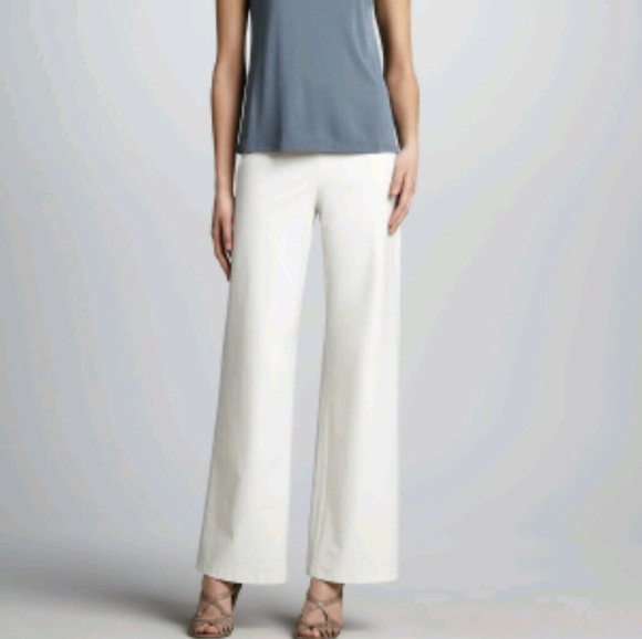 Eileen Fisher Washable Crepe Wide Leg 